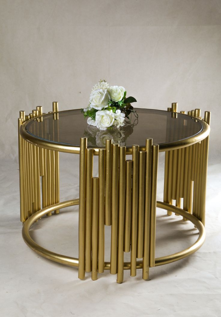High-End Luxury PVD Side Table Bangalore